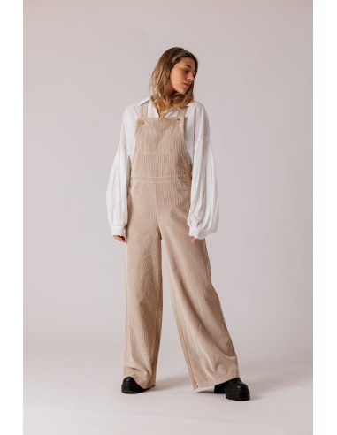 NATURAL DYED CORDUROY COTTON DUNGAREES